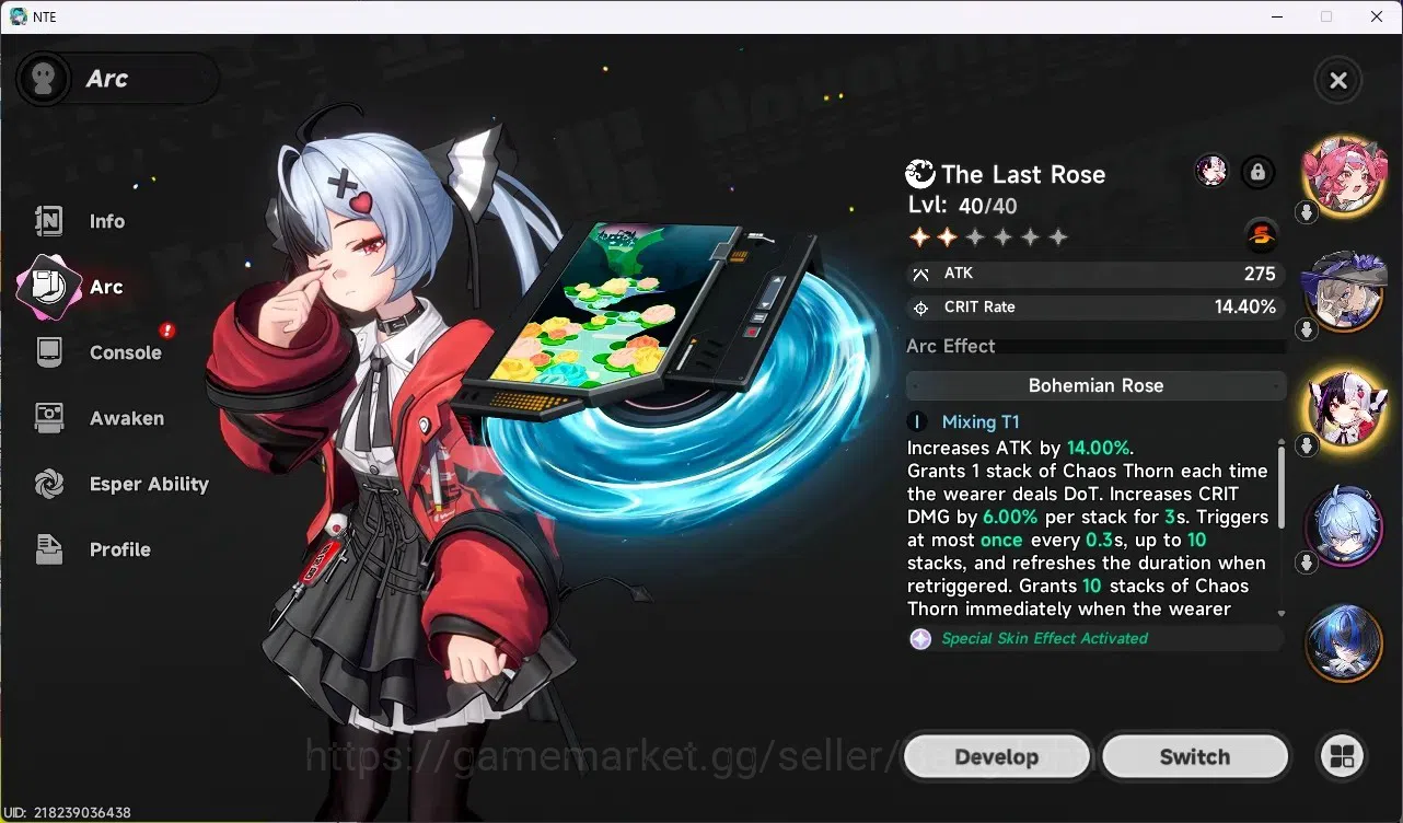 Neverness to Everness Accounts SEA | Lv 22 | 5 S-Class (Nanally,Lacrimosa+Sign) + image 3