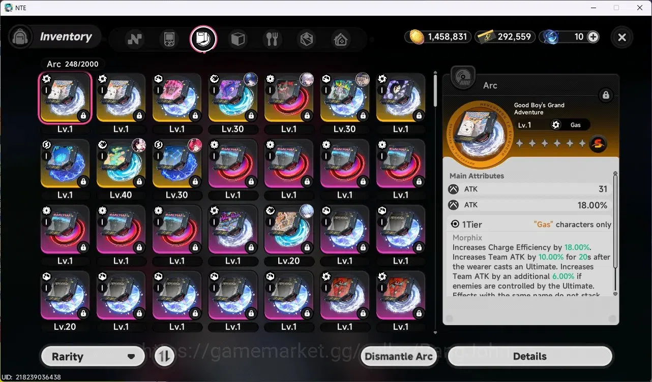 Neverness to Everness Accounts SEA | Lv 22 | 5 S-Class (Nanally,Lacrimosa+Sign) + image 9