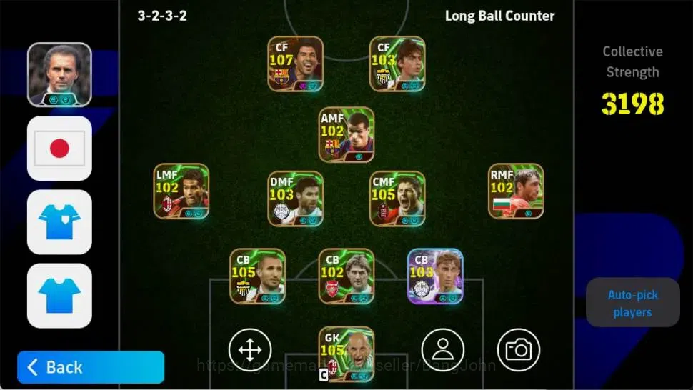 eFootball Accounts Mobile|PW 3198|Steven Gerrard Epic,Luis Suarez Big image 1
