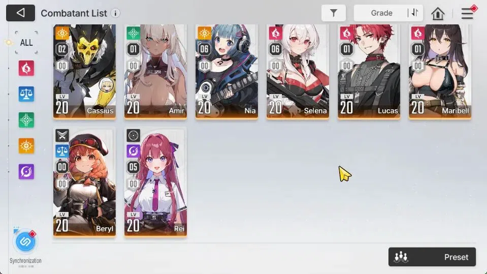 Chaos Zero Nightmare Accounts GLOBAL Lv45|9 SSR[(Heidemarie,Narja)+Sign,Diana,Ch image 4