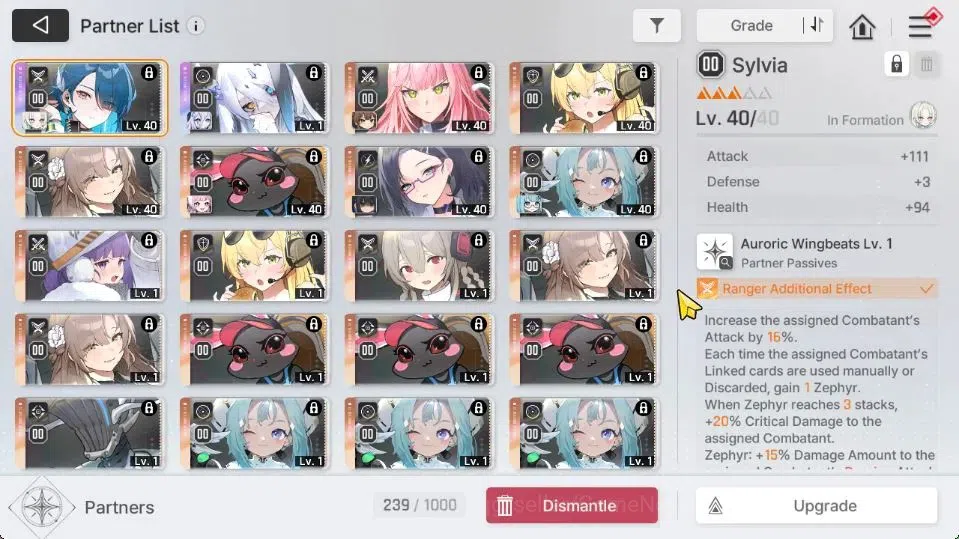 Chaos Zero Nightmare Accounts GLOBAL Lv45|9 SSR[(Heidemarie,Narja)+Sign,Diana,Ch image 5