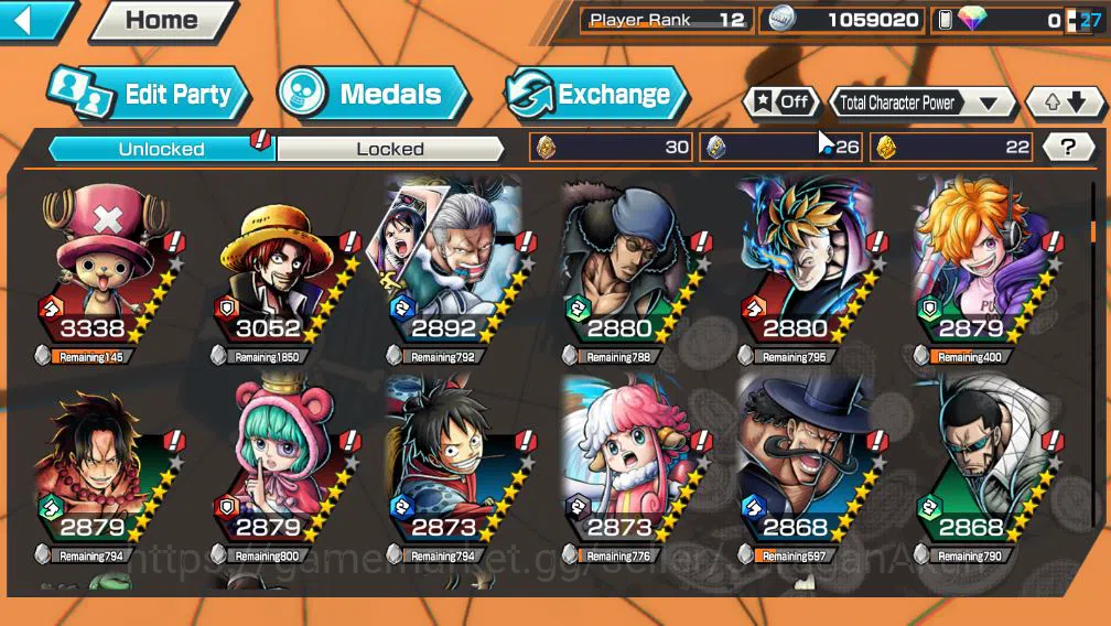 One Piece Bounty Rush Accounts Starter Global|4 EX META RD| TFE Monkey D. Luffy,BlackBeard Kuzan,Yamoto,Winner Island 6