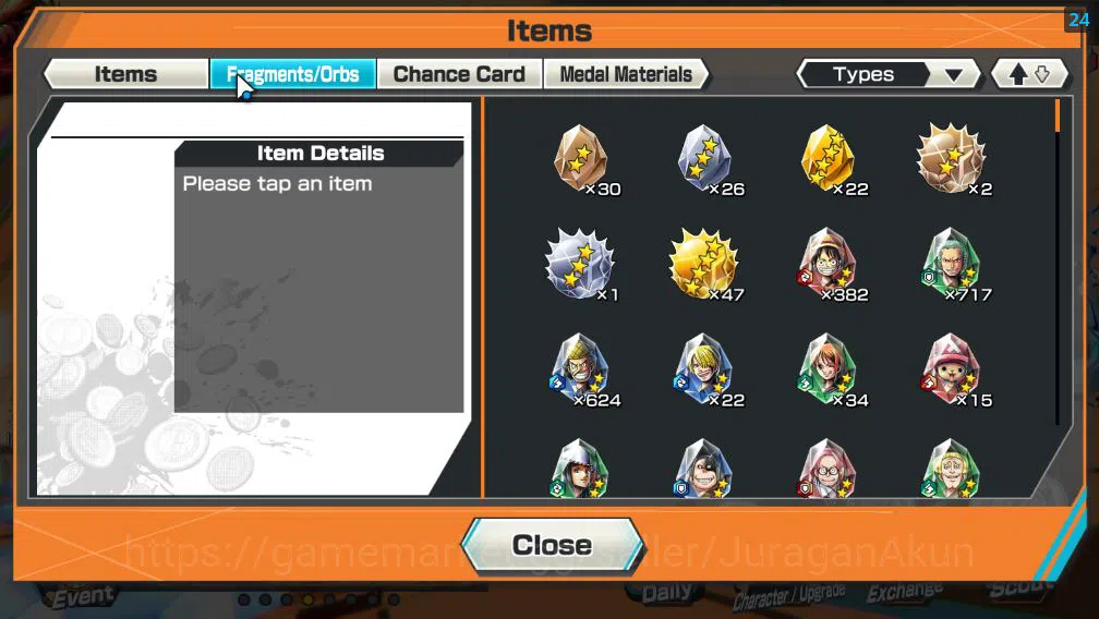 One Piece Bounty Rush Accounts Starter Global|4 EX META RD| TFE Monkey D. Luffy,BlackBeard Kuzan,Yamoto,Winner Island 8