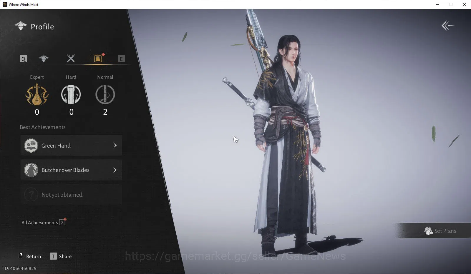 Where Winds Meet Accounts GLOBAL|Lv 5|Fresh Starter|GS 3671|1 Harmonic Core| image 3
