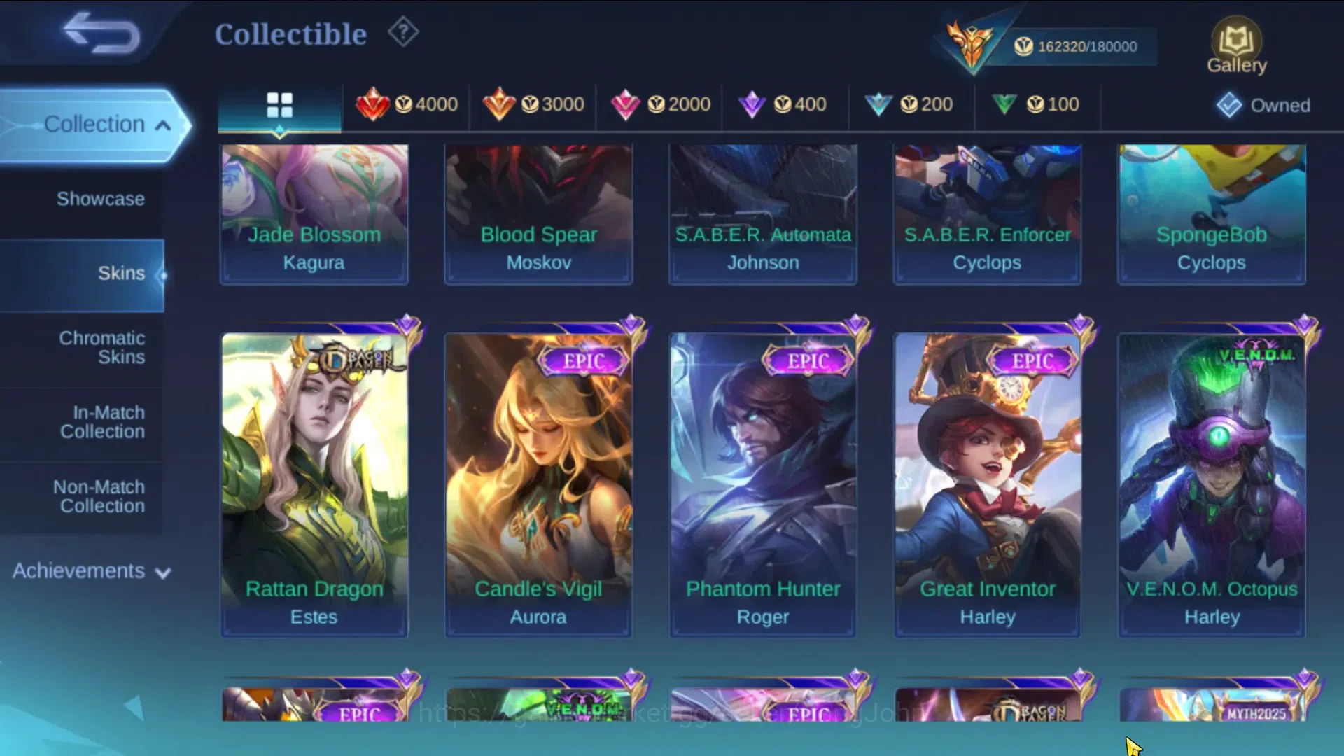 Mobile Legends: Bang Bang Accounts Global|Hero 132|Skin 461|MEGA|Legend Franco|KOF GS image 10