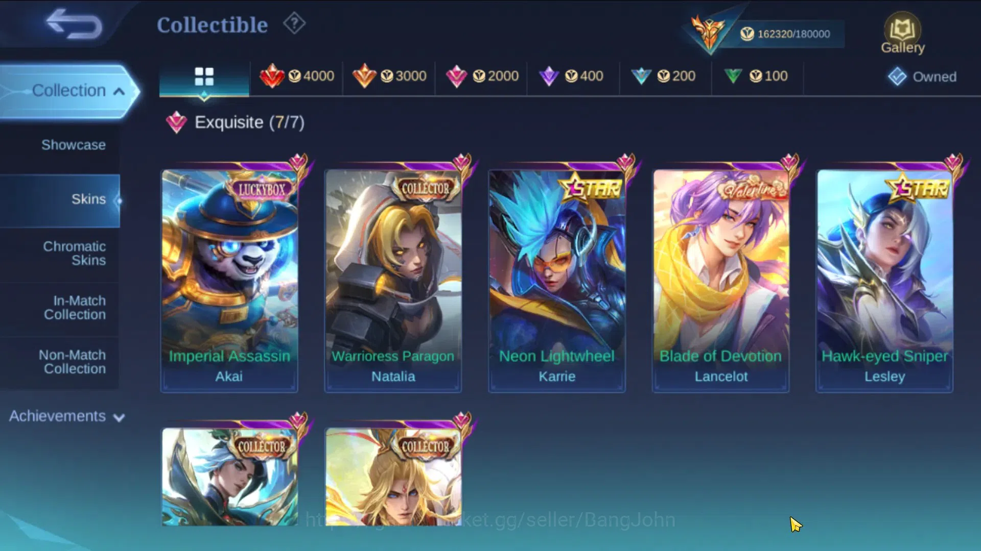Mobile Legends: Bang Bang Accounts Global|Hero 132|Skin 461|MEGA|Legend Franco|KOF GS image 16