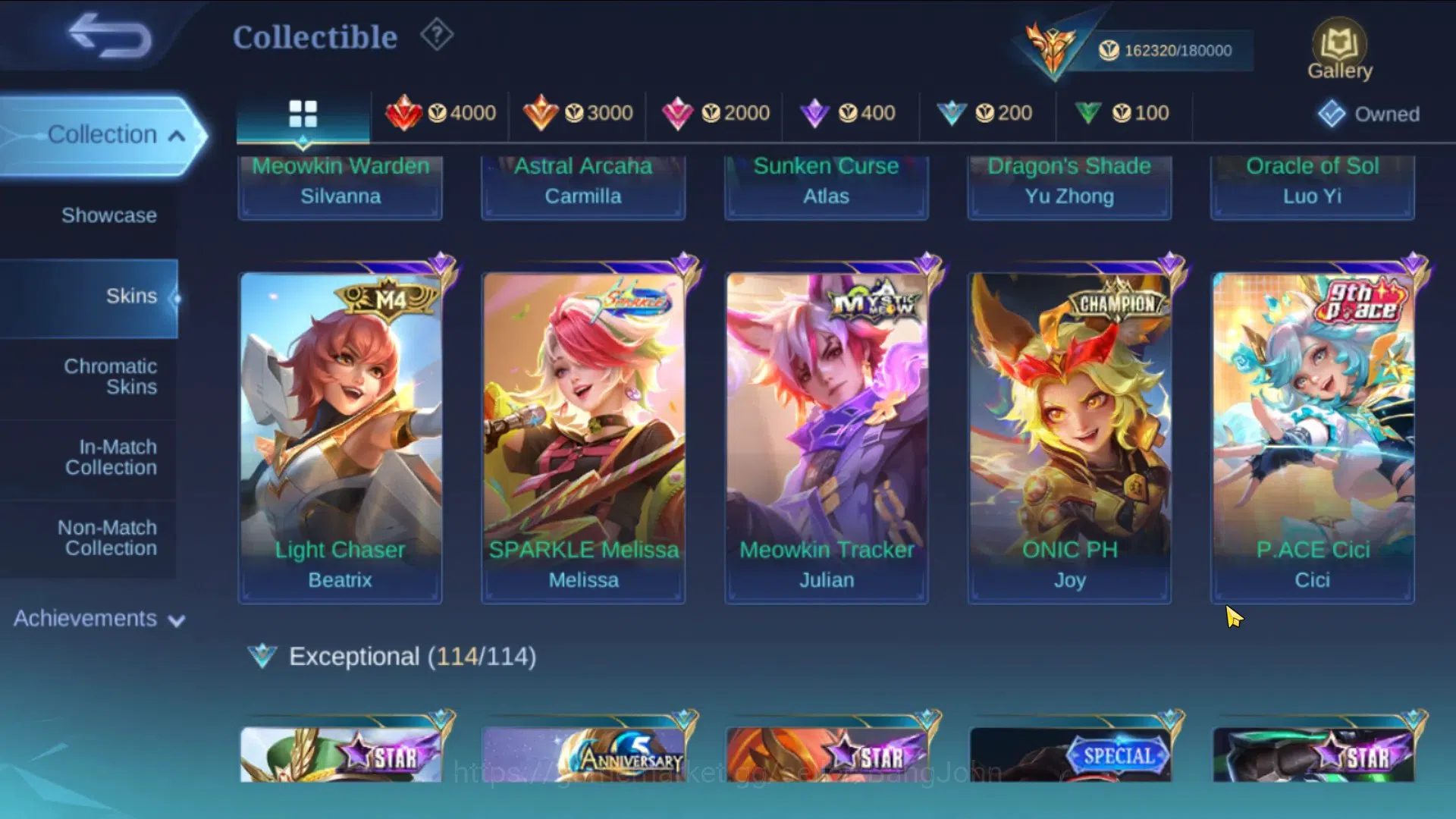 Mobile Legends: Bang Bang Accounts Global|Hero 132|Skin 461|MEGA|Legend Franco|KOF GS image 2