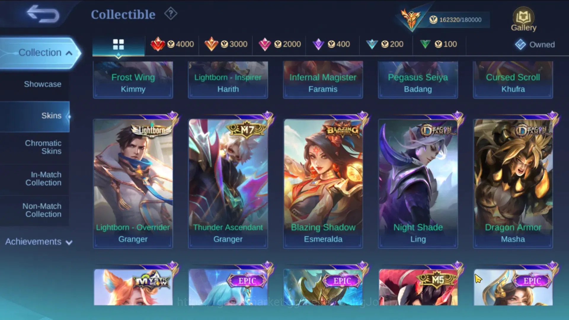 Mobile Legends: Bang Bang Accounts Global|Hero 132|Skin 461|MEGA|Legend Franco|KOF GS image 4