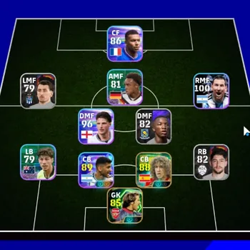 eFootball Accounts Others Android|Power 2590|Epic Carles Puyol,David Seaman|Show Time Cristian Romero,Lionel