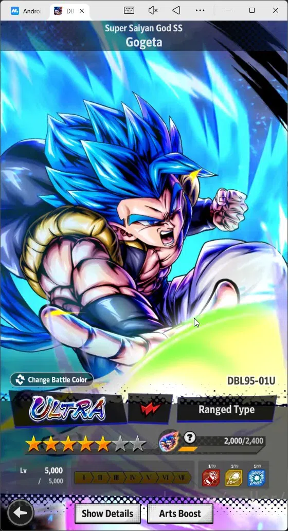 Dragon Ball Legends Accounts High-End Android |Lvl 156|14M Total Power|20K CC|3 LR|4 UL|LR Broly Fury,SSG 10