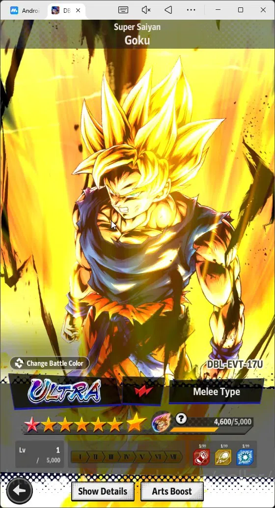 Dragon Ball Legends Accounts High-End Android |Lvl 156|14M Total Power|20K CC|3 LR|4 UL|LR Broly Fury,SSG 11