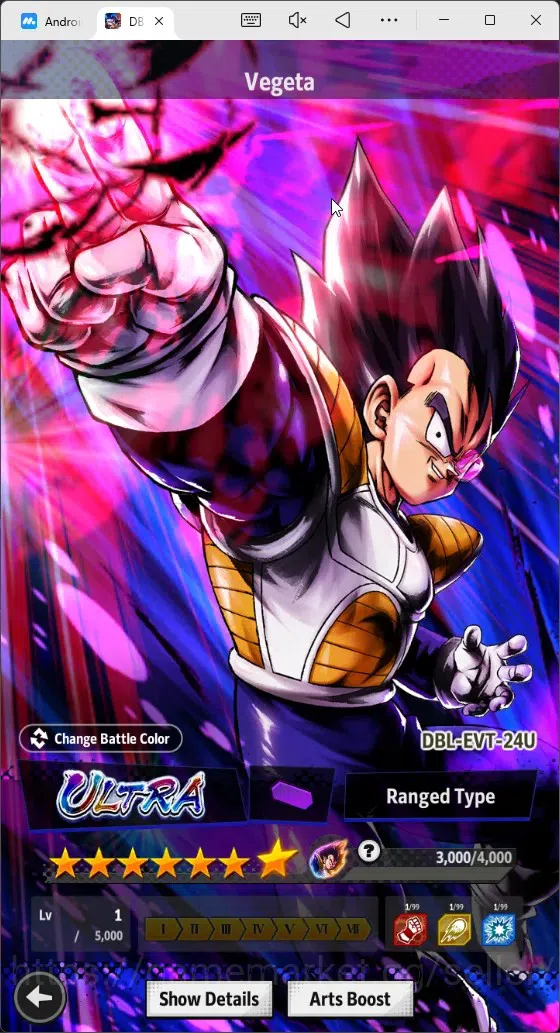 Dragon Ball Legends Accounts High-End Android |Lvl 156|14M Total Power|20K CC|3 LR|4 UL|LR Broly Fury,SSG 12