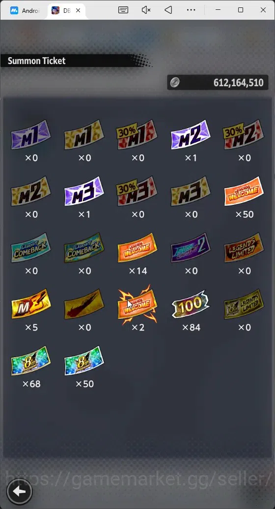 Dragon Ball Legends Accounts High-End Android |Lvl 156|14M Total Power|20K CC|3 LR|4 UL|LR Broly Fury,SSG 2