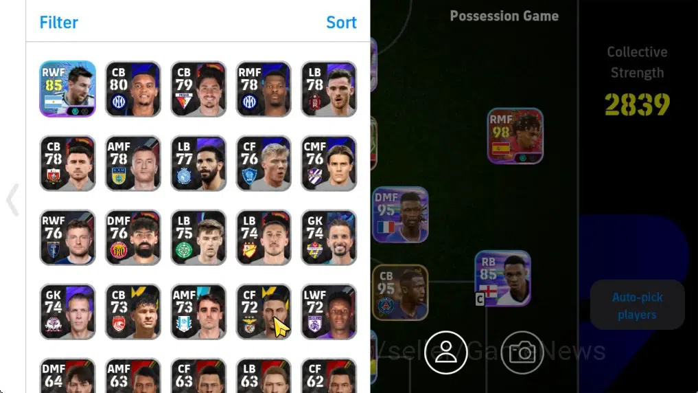 eFootball Accounts Android|Epic Raphael Varane,Showtime David Raya,Li image 2