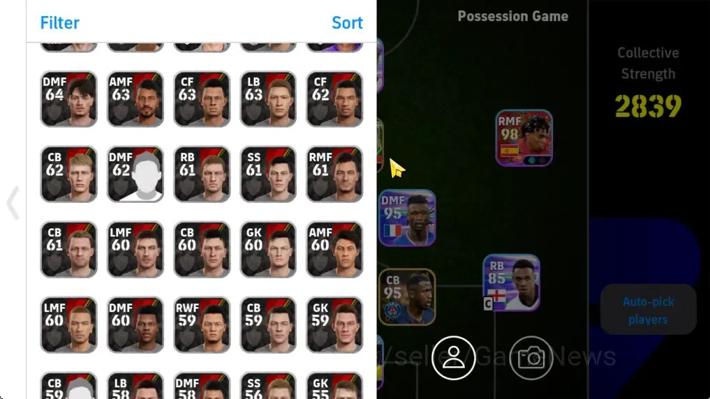 eFootball Accounts Android|Epic Raphael Varane,Showtime David Raya,Li image 3