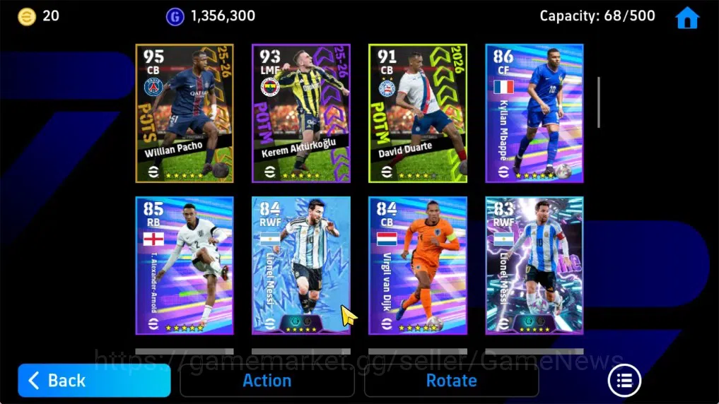 eFootball Accounts Android|Epic Raphael Varane,Showtime David Raya,Li image 5