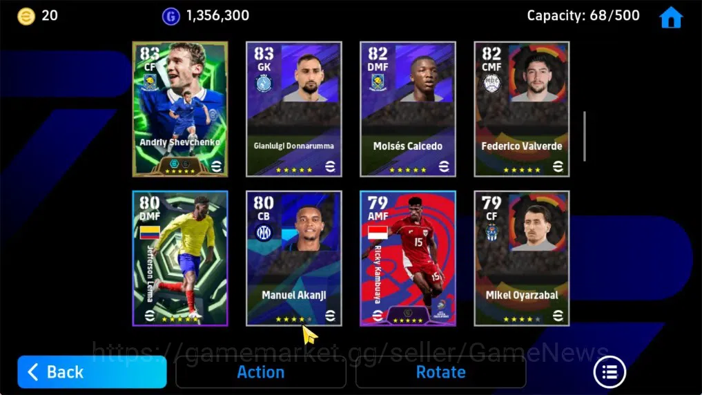 eFootball Accounts Android|Epic Raphael Varane,Showtime David Raya,Li image 6