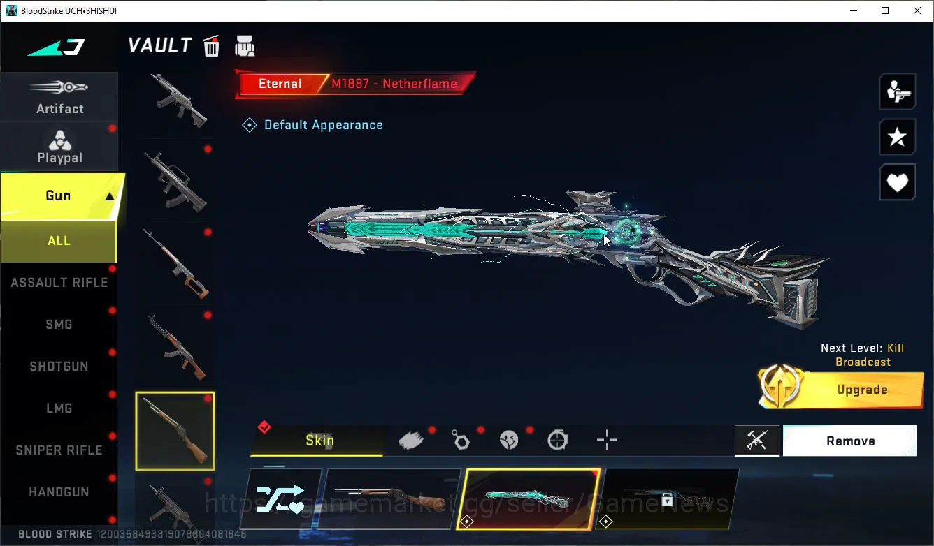 Blood Strike Accounts ASIA|1 ETERNAL M1887-NetherFlame+Collab SDS AK47-S image 14