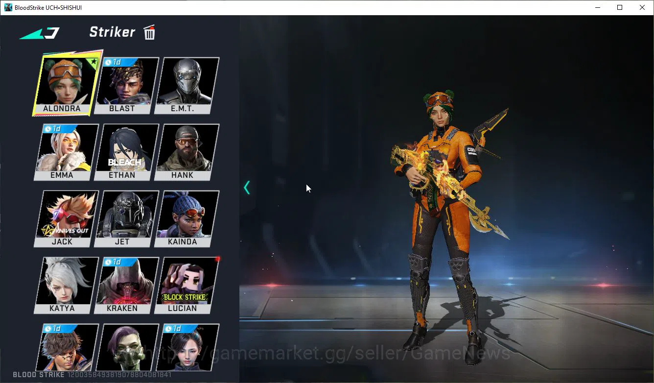 Blood Strike Accounts ASIA|1 ETERNAL M1887-NetherFlame+Collab SDS AK47-S image 3