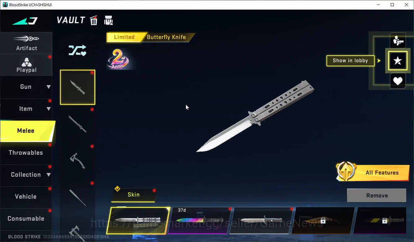 Blood Strike Accounts ASIA|1 ETERNAL M1887-NetherFlame+Collab SDS AK47-S image 8