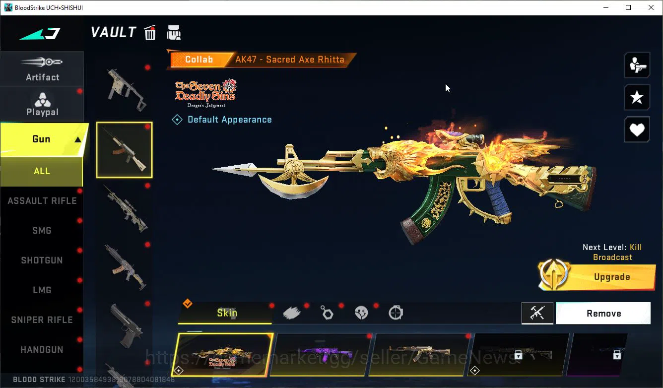 Blood Strike Accounts ASIA|1 ETERNAL M1887-NetherFlame+Collab SDS AK47-S image 9