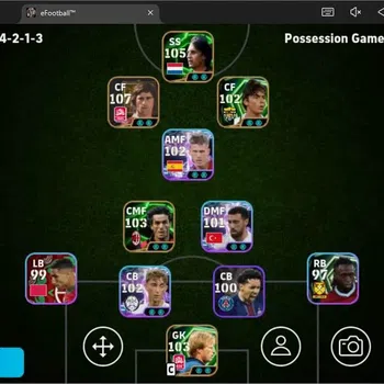 eFootball Legends & Iconic Players Power 3144 |Gred Muller Epic,Johan Cruyff Epic,Rob image 1