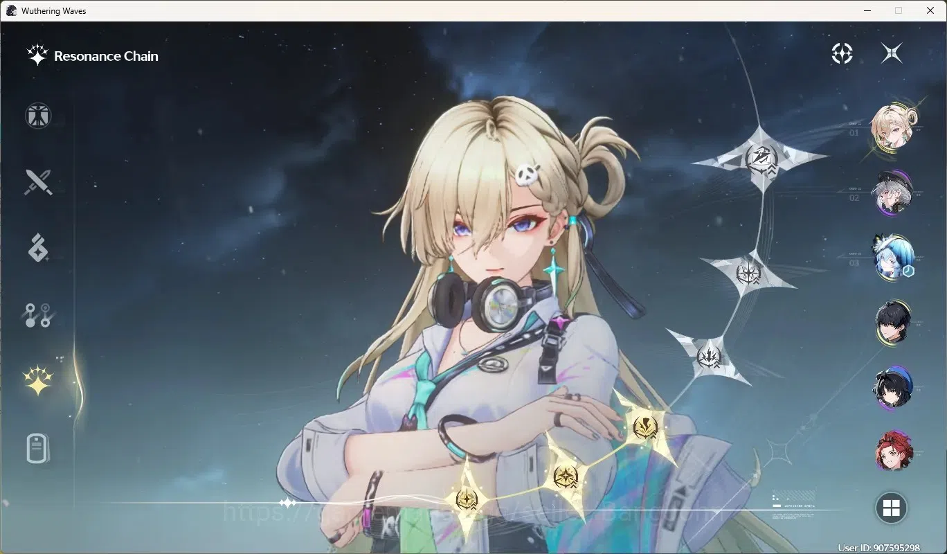 Wuthering Waves Accounts Starter SEA|UL 49|Rank 5|2 Char Limited [Lynae Rc3]+Sign,Rebecca|Cartethyia Signatiure Weapon | Mc 3