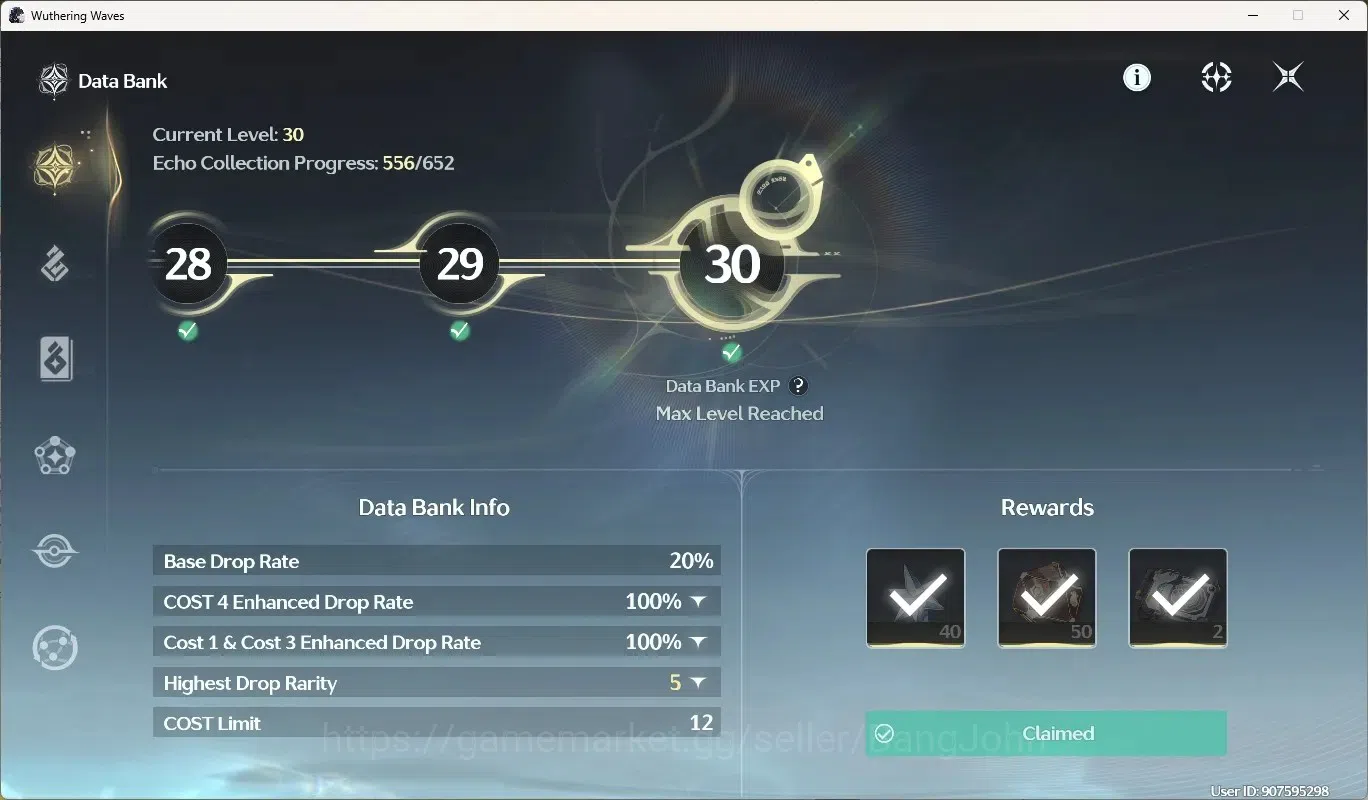 Wuthering Waves Accounts Starter SEA|UL 49|Rank 5|2 Char Limited [Lynae Rc3]+Sign,Rebecca|Cartethyia Signatiure Weapon | Mc 4