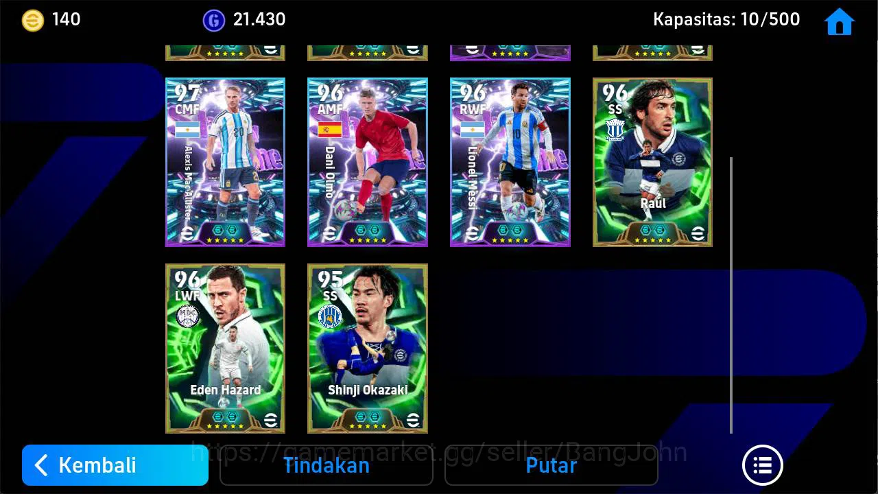 eFootball Accounts Others power 3150 | Puyol epic, marquez epic, Gabriel magal show, Bebeto epic, shinji Okazaki epic check 4