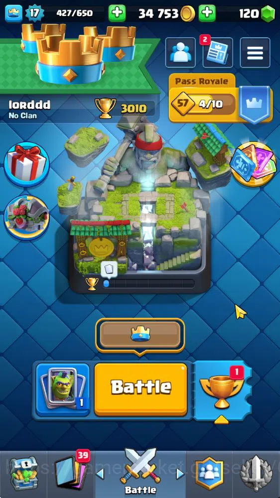 Lv 17|Trophy 3010|KTL 7|Limited Skin|Card 49| 2 EVO 9 Epic 20 Rare 20 Common|Take Email(CR1490) Clash Royale Midgame Lv 17|Trophy 3010|KTL 7|Limited Skin|Card 49| 2 EV image 1