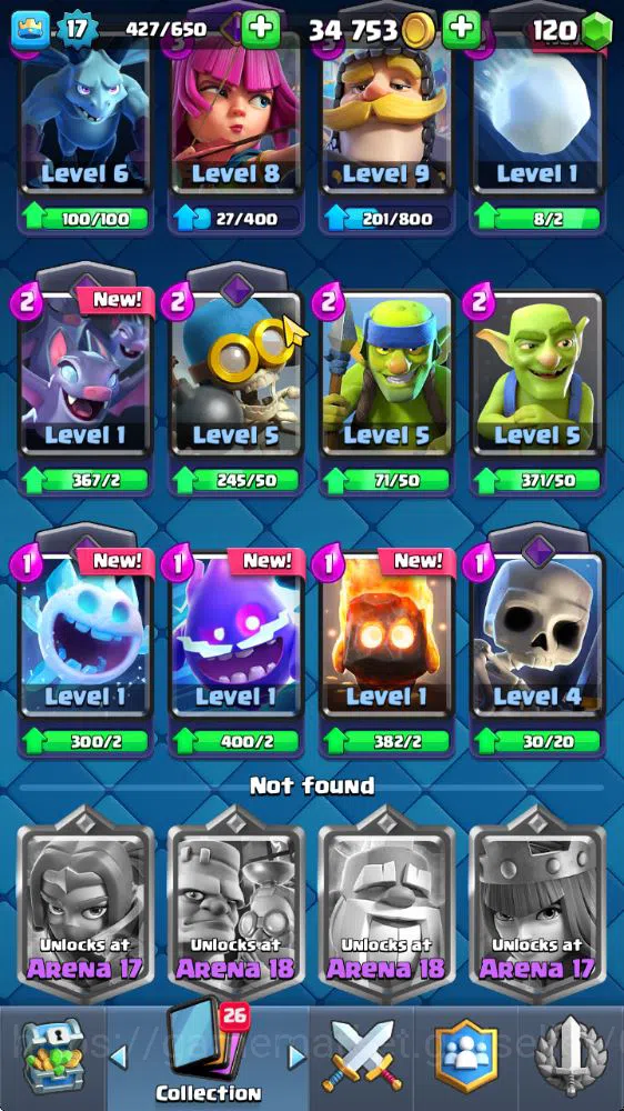 Clash Royale Accounts Midgame Lv 17|Trophy 3010|KTL 7|Limited Skin|Card 49| 2 EVO 9 Epic 20 Rare 20 Common|Take Email(CR1490) 13