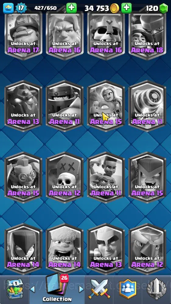 Clash Royale Accounts Midgame Lv 17|Trophy 3010|KTL 7|Limited Skin|Card 49| 2 EVO 9 Epic 20 Rare 20 Common|Take Email(CR1490) 14