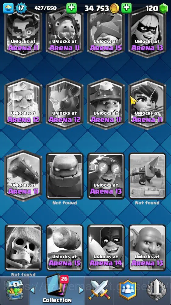 Clash Royale Accounts Midgame Lv 17|Trophy 3010|KTL 7|Limited Skin|Card 49| 2 EVO 9 Epic 20 Rare 20 Common|Take Email(CR1490) 15