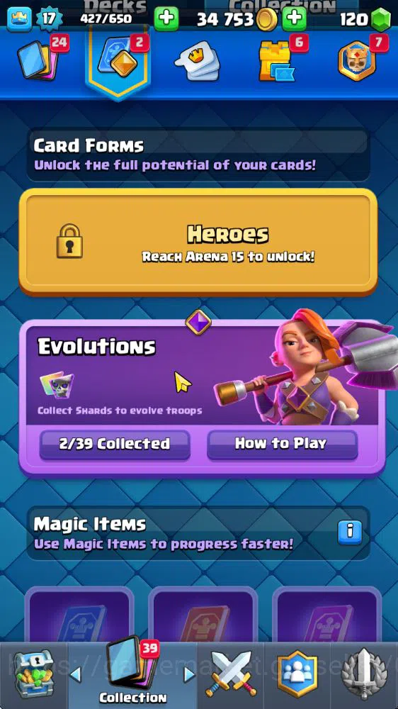 Clash Royale Accounts Midgame Lv 17|Trophy 3010|KTL 7|Limited Skin|Card 49| 2 EVO 9 Epic 20 Rare 20 Common|Take Email(CR1490) 5
