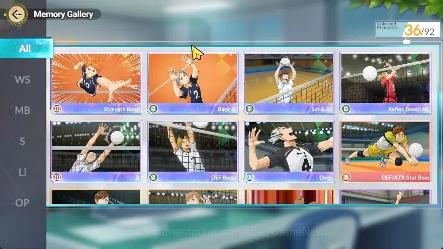 HAIKYU!! FLY HIGH Accounts SEA |Lvl 58|2K DM|6 SP (Oikawa,kanji,Aone,Sugawara,Kenma,Hinata)+Memo|1 UR (MotoyaR2)+Memo|10 SSR 14