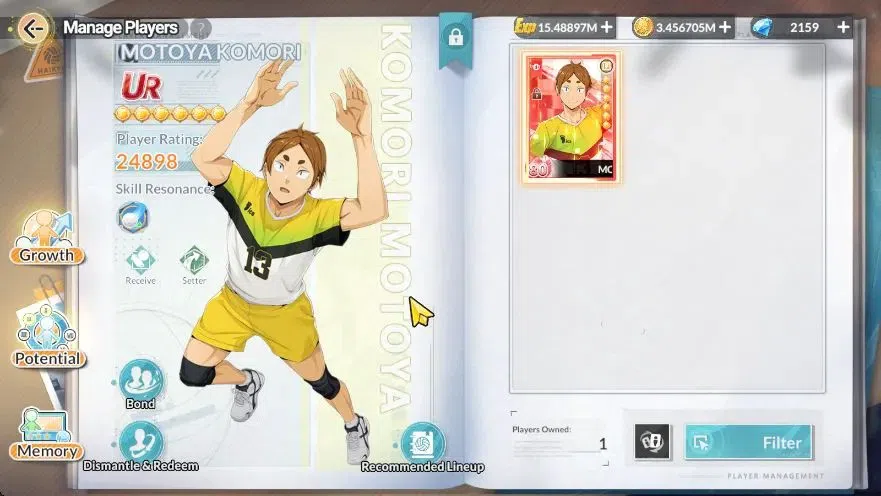HAIKYU!! FLY HIGH Accounts SEA |Lvl 58|2K DM|6 SP (Oikawa,kanji,Aone,Sugawara,Kenma,Hinata)+Memo|1 UR (MotoyaR2)+Memo|10 SSR 2