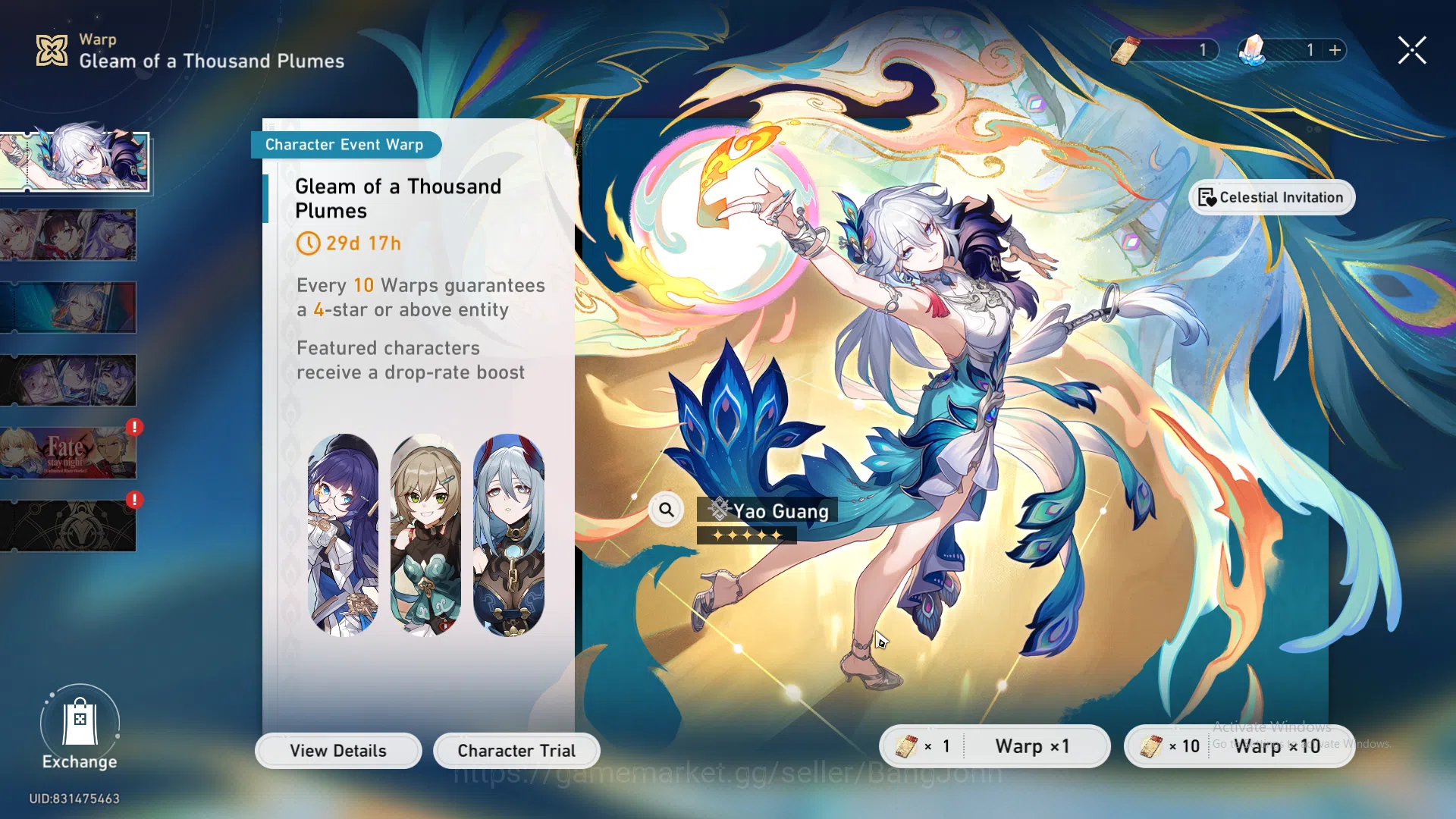 Honkai Star Rail Accounts ASIA | TL 62 | 10 Limit | Robin | Feixiao + Sign | image 15