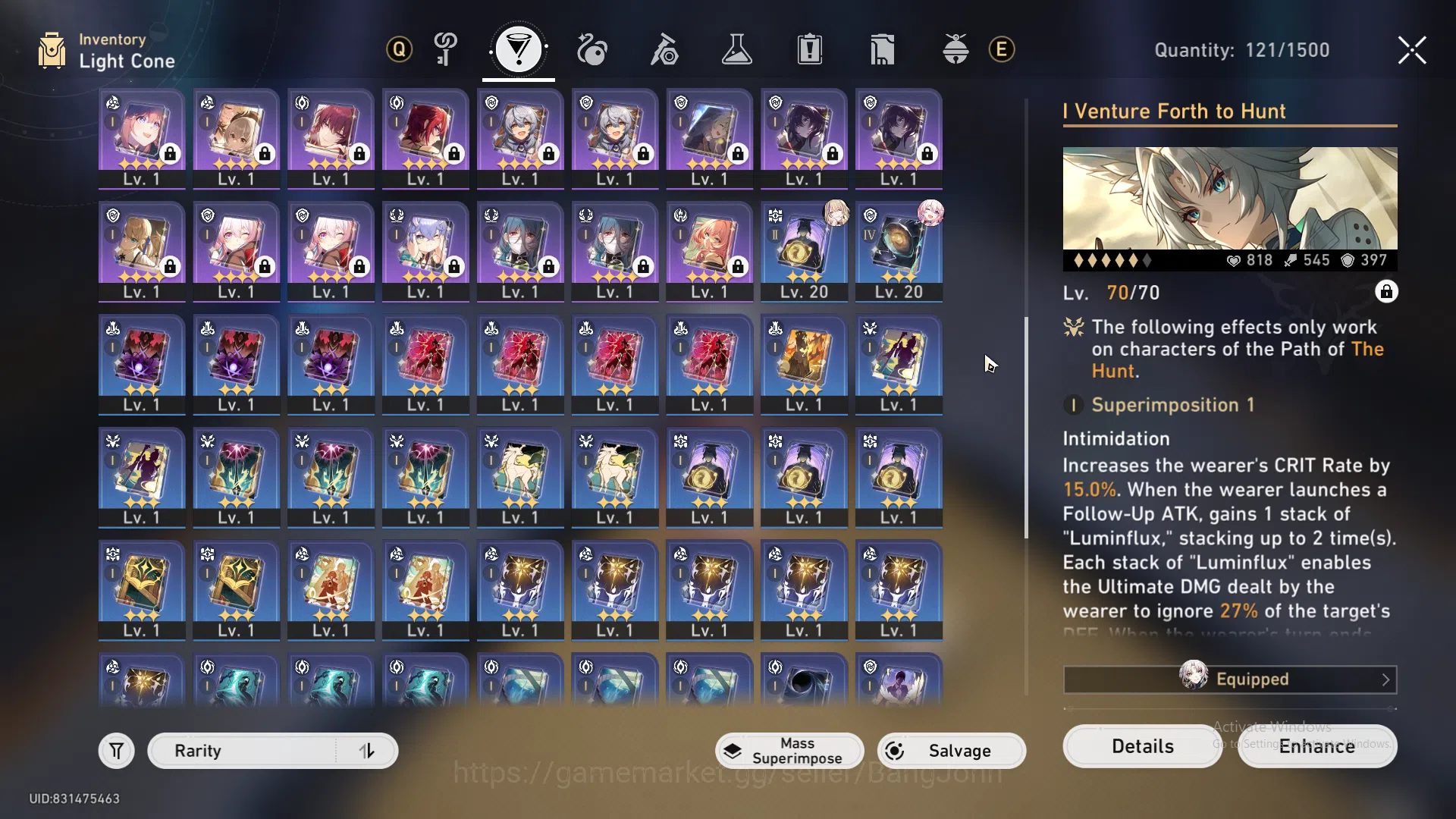 Honkai Star Rail Accounts ASIA | TL 62 | 10 Limit | Robin | Feixiao + Sign | image 5