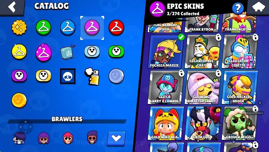 Brawl Stars Accounts Android | 1885 Thropy|22 Brawler-1 Max(Edgar)|1 Le image 11