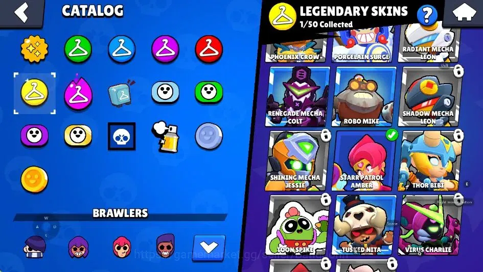 Brawl Stars Accounts Android | 1885 Thropy|22 Brawler-1 Max(Edgar)|1 Le image 12