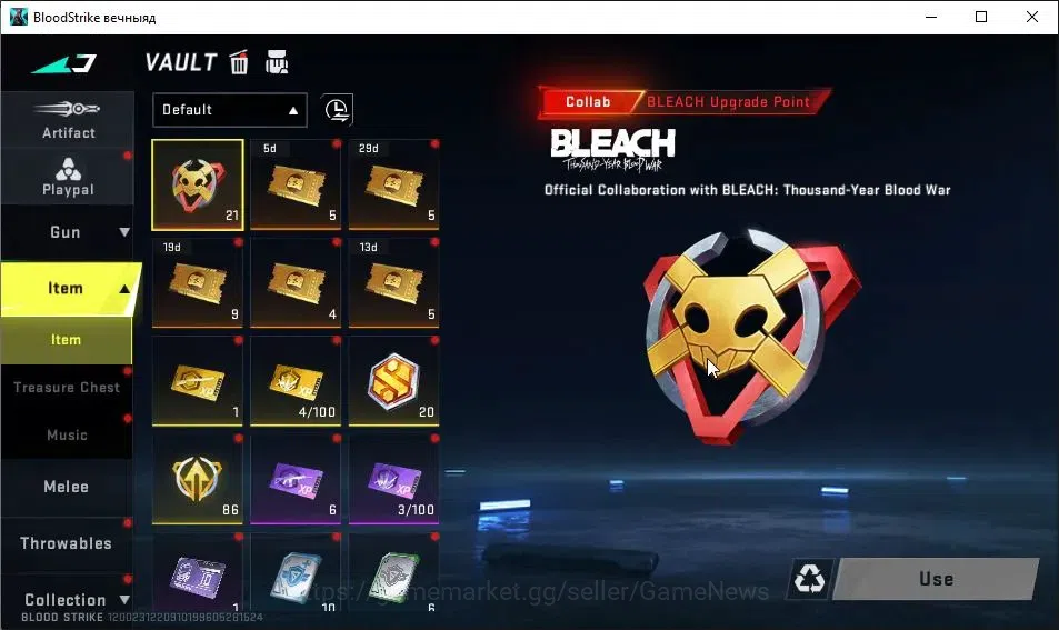 Blood Strike Accounts ASIA|ETERNAL DEagle-Scorpius|Collab TokRev[MCX-The image 8
