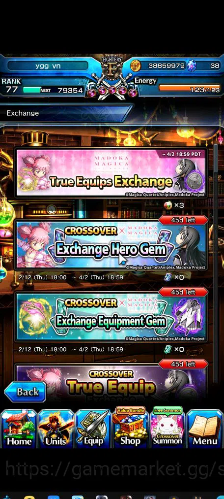 Grand Summoners Accounts Mid-Game Global|Rank 77|1 SP Art|11 Ascend|HoukaTW,RimuruTW,UzuTW,RimuruTW,PolaTW,IllyaTW,etc|Lpot 10