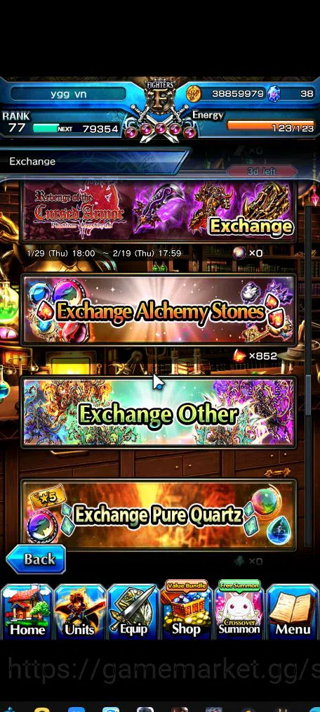 Grand Summoners Accounts Mid-Game Global|Rank 77|1 SP Art|11 Ascend|HoukaTW,RimuruTW,UzuTW,RimuruTW,PolaTW,IllyaTW,etc|Lpot 11