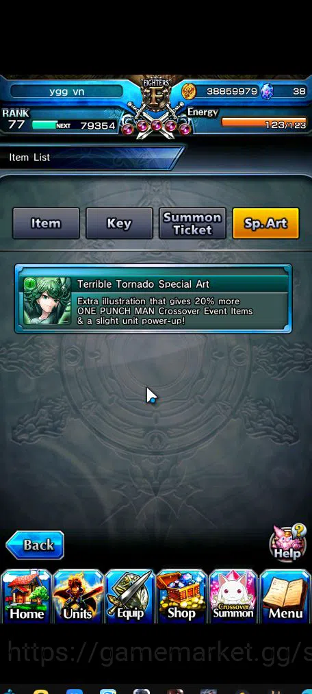 Grand Summoners Accounts Mid-Game Global|Rank 77|1 SP Art|11 Ascend|HoukaTW,RimuruTW,UzuTW,RimuruTW,PolaTW,IllyaTW,etc|Lpot 2