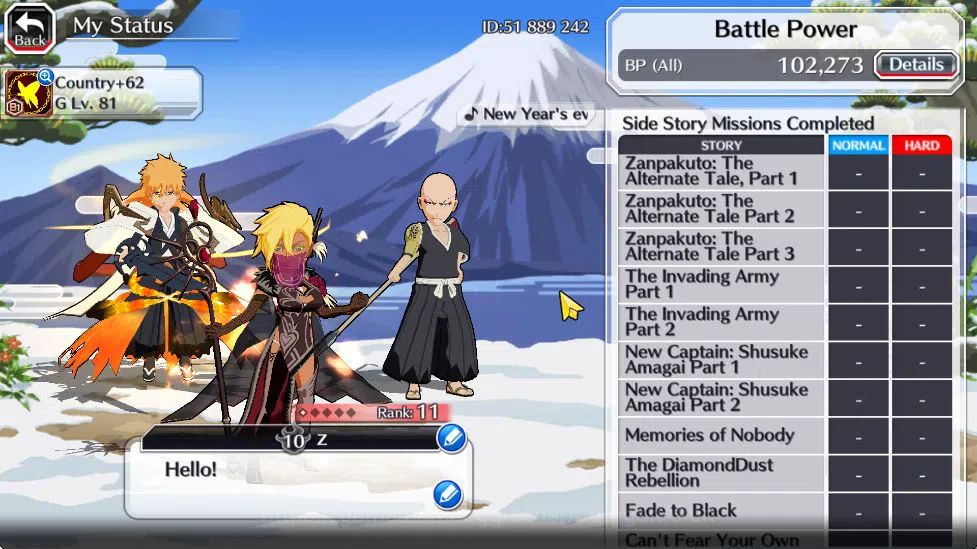 Bleach: Brave Souls Accounts Starter [GLOBAL]6K Orb+Fresh All Story|TYBW (Ikaku,Oetsu,Aizen,Orhime),10th Ichigo,Halibel 2