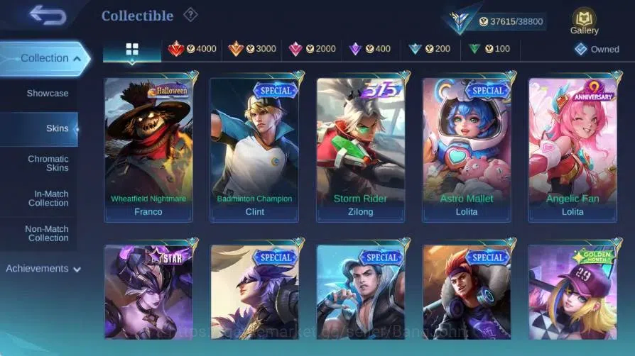 Mobile Legends: Bang Bang Accounts Global|Skin 196|Expert|Lightbron Alucard|Collab Cy image 12