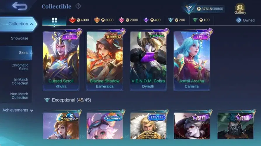 Mobile Legends: Bang Bang Accounts Global|Skin 196|Expert|Lightbron Alucard|Collab Cy image 14