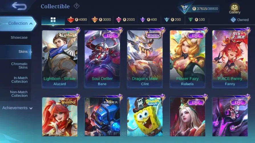 Mobile Legends: Bang Bang Accounts Global|Skin 196|Expert|Lightbron Alucard|Collab Cy image 18