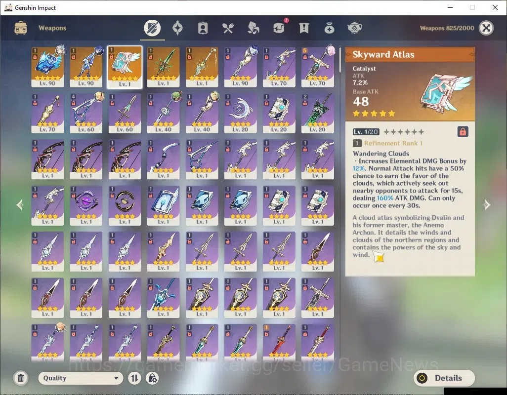 Genshin Impact Accounts ASIA|AR56|All Unset|3Limited+5(*5Weap)|[Flins,Neuv image 11