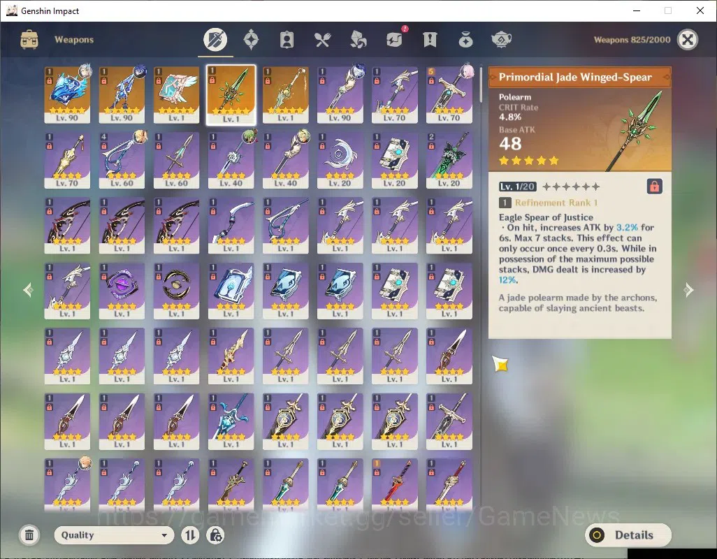 Genshin Impact Accounts ASIA|AR56|All Unset|3Limited+5(*5Weap)|[Flins,Neuv image 12
